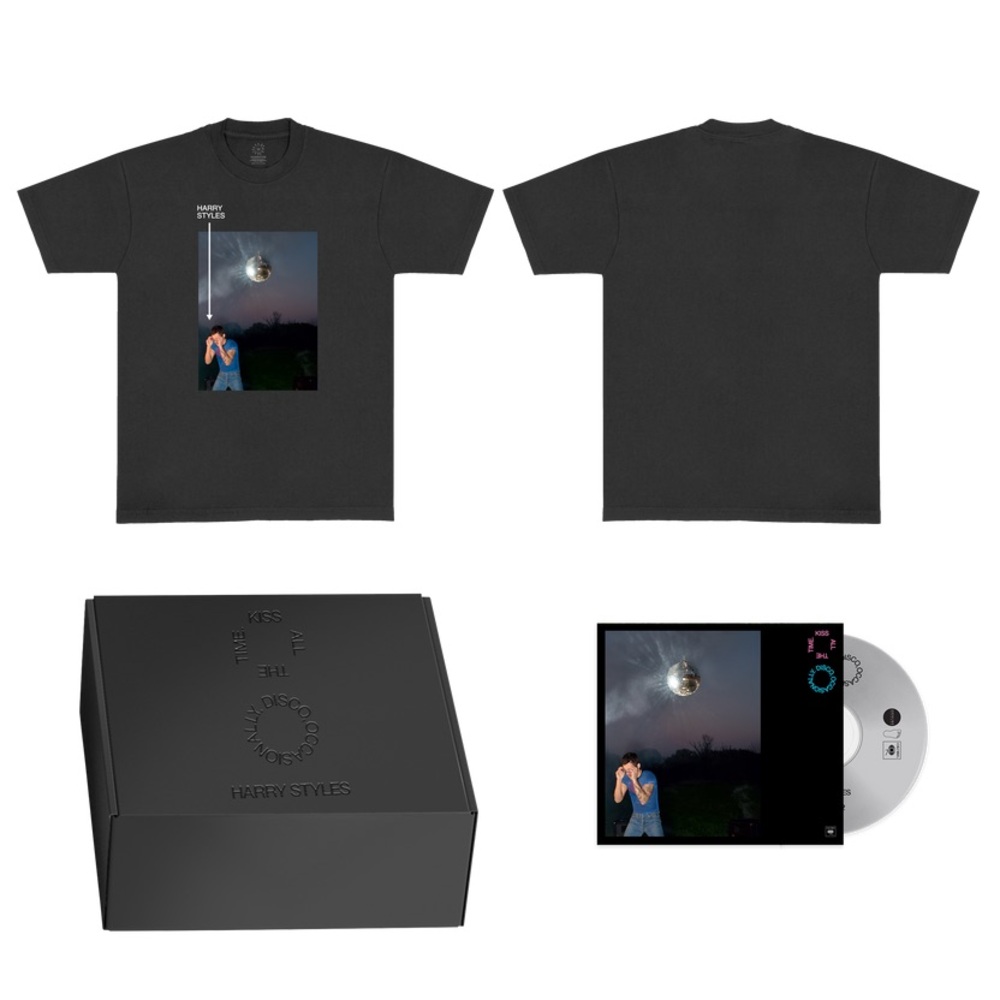 KISS ALL THE TIME. DISCO, OCCASIONALLY. – PHOTO TEE + CD BOX SET Large